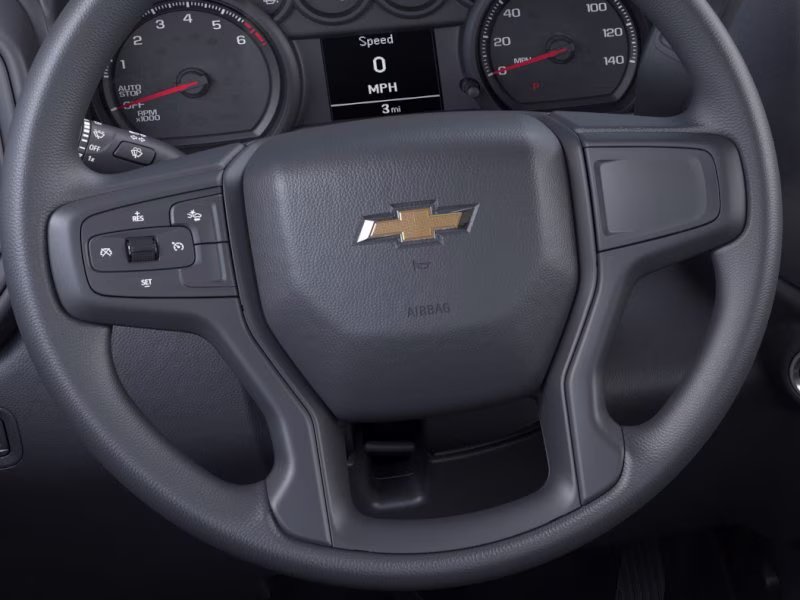 2026 Black Chevrolet Silverado 1500 Custom 4X4 Truck