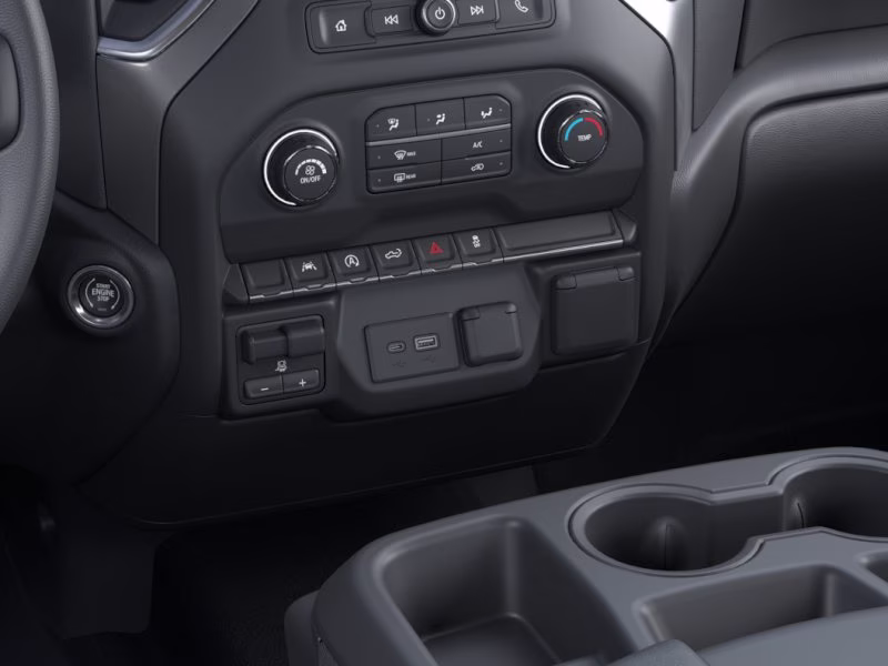 2026 Black Chevrolet Silverado 1500 Custom 4X4 Truck