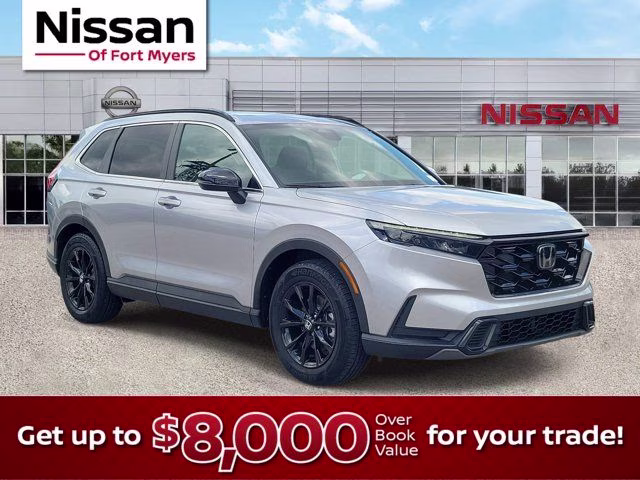2024 Silver Metallic Honda CR-V Hybrid Sport FWD SUV
