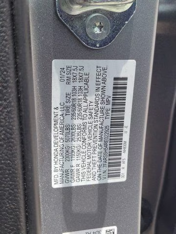 2024 Silver Metallic Honda CR-V Hybrid Sport FWD SUV