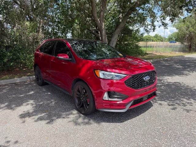 2020 Rapid Red Metallic Tinted Clearcoat Ford Edge ST AWD SUV