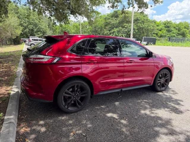 2020 Rapid Red Metallic Tinted Clearcoat Ford Edge ST AWD SUV