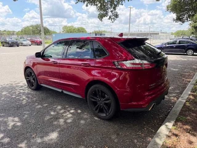 2020 Rapid Red Metallic Tinted Clearcoat Ford Edge ST AWD SUV