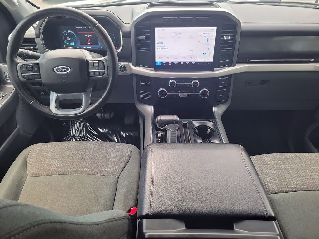 2023 Oxford White Ford F-150 Lightning XLT AWD Truck