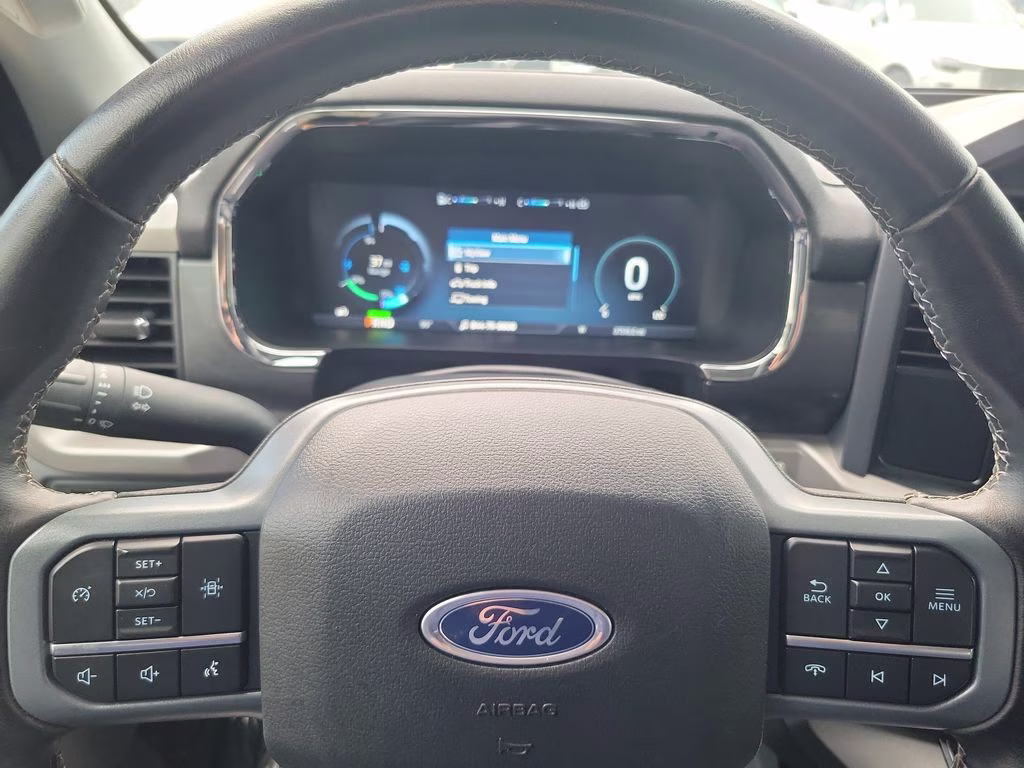 2023 Oxford White Ford F-150 Lightning XLT AWD Truck