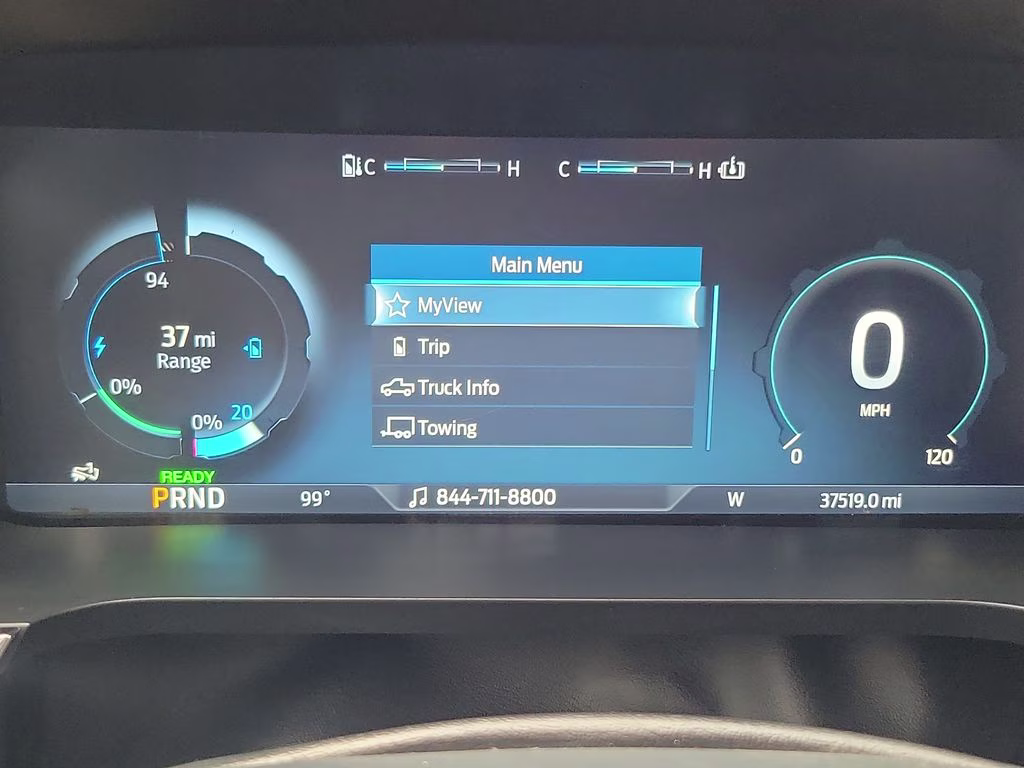 2023 Oxford White Ford F-150 Lightning XLT AWD Truck