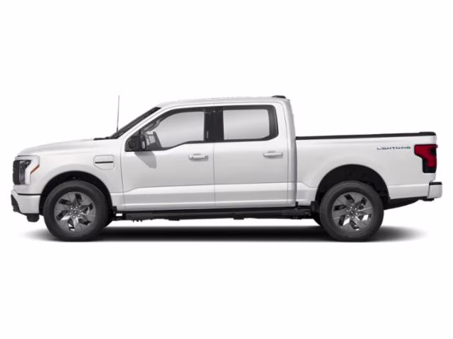 2023 Oxford White Ford F-150 Lightning XLT AWD Truck
