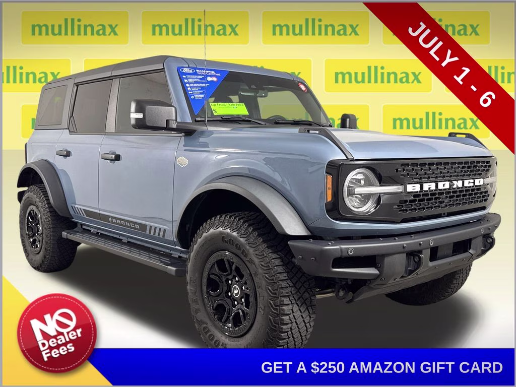 2024 Azure Gray Metallic Ford Bronco Wildtrak 4X4 SUV