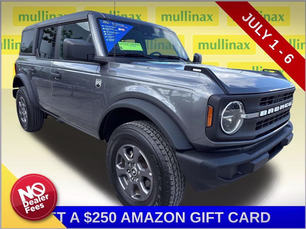 2025 Carbonized Gray Metallic Ford Bronco Big Bend 4X4 SUV