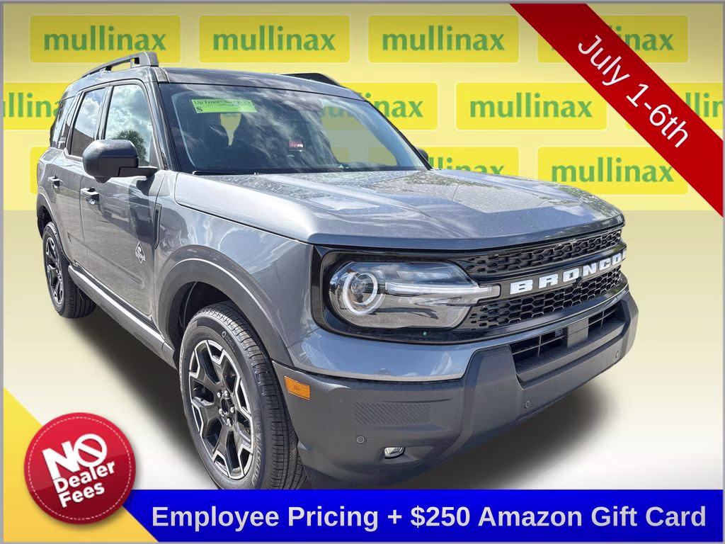 2026 Carbonized Gray Metallic Ford Bronco Sport Outer Banks 4X4 SUV