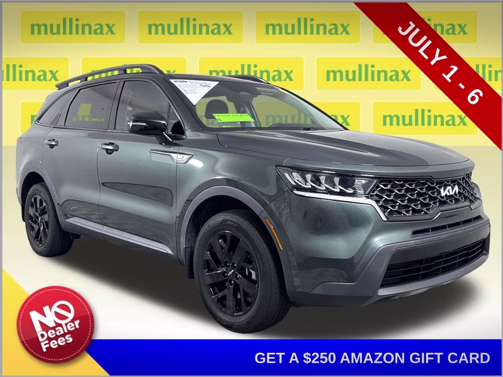 2022 Aruba Green Kia Sorento S AWD SUV