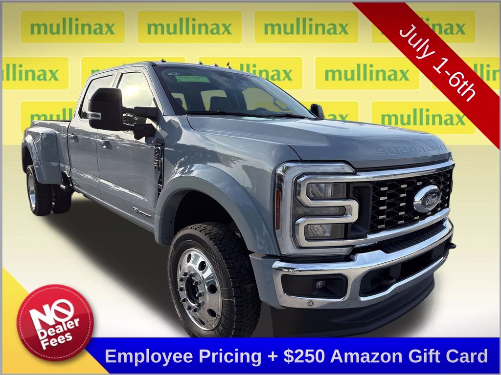 2026 Glacier Gray Metallic Tri-Coat Ford Super Duty F-450 DRW Lariat 4X4 Truck