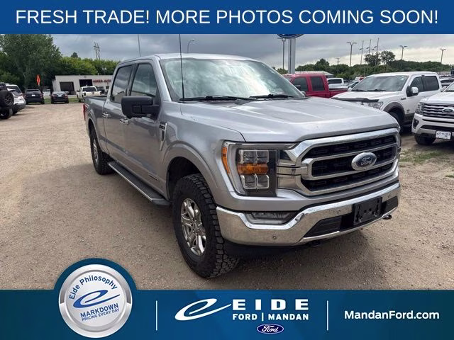 2022 Silver Ford F-150 XLT 4X4 Truck