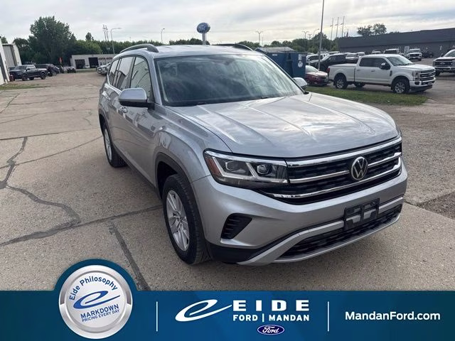 2021 Silver Volkswagen Atlas 2.0T S AWD SUV