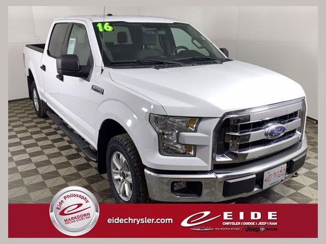 2016 Oxford White Ford F-150 XLT 4X4 Truck