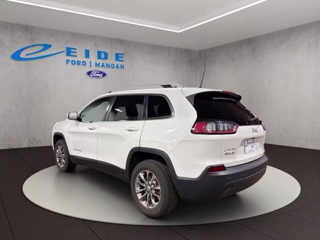 2019 Bright White Clearcoat Jeep Cherokee Latitude Plus 4X4 SUV