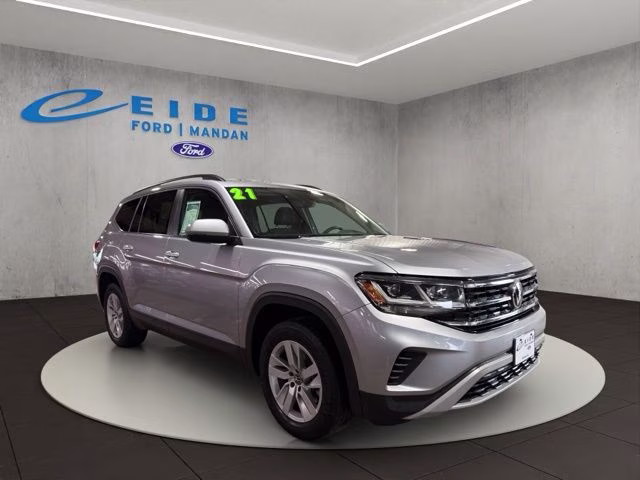 2021 Silver Volkswagen Atlas 2.0T S AWD SUV