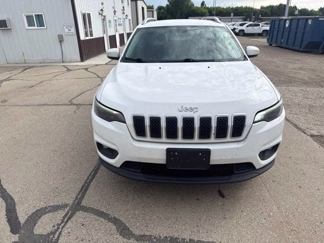 2019 Bright White Clearcoat Jeep Cherokee Latitude Plus 4X4 SUV