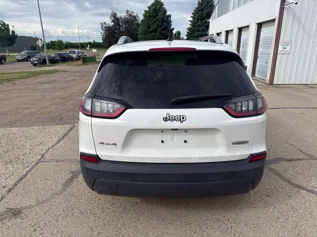 2019 Bright White Clearcoat Jeep Cherokee Latitude Plus 4X4 SUV