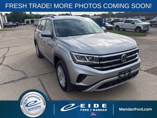 2021 Pyrite Silver Metallic Volkswagen Atlas 2.0T S AWD SUV