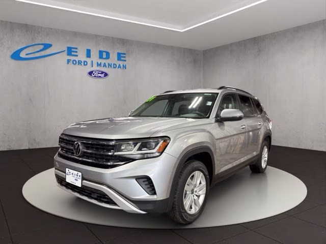 2021 Silver Volkswagen Atlas 2.0T S AWD SUV