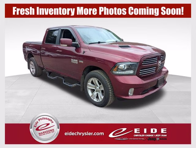 2017 Delmonico Red Pearlcoat Ram 1500 Sport 4X4 Truck