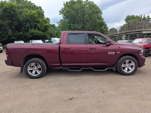 2017 Delmonico Red Pearlcoat Ram 1500 Sport 4X4 Truck