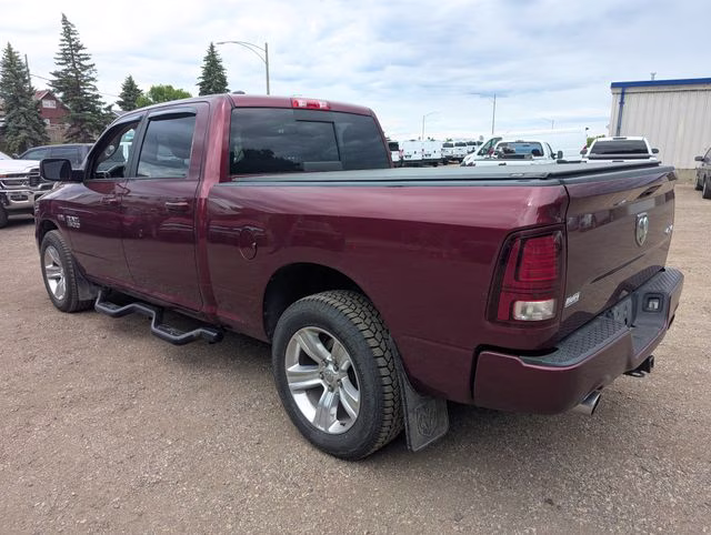 2017 Delmonico Red Pearlcoat Ram 1500 Sport 4X4 Truck