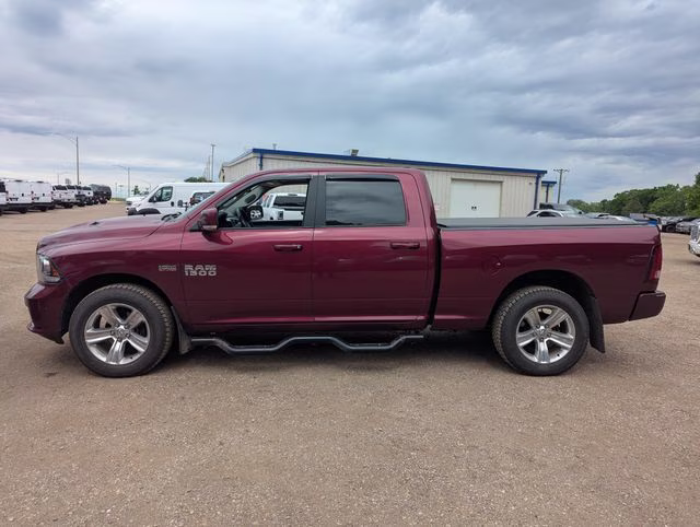 2017 Delmonico Red Pearlcoat Ram 1500 Sport 4X4 Truck