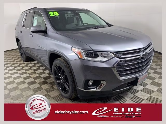 2020 Satin Steel Metallic Chevrolet Traverse LT AWD SUV
