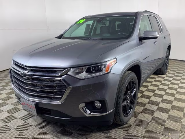 2020 Satin Steel Metallic Chevrolet Traverse LT AWD SUV