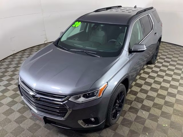 2020 Satin Steel Metallic Chevrolet Traverse LT AWD SUV