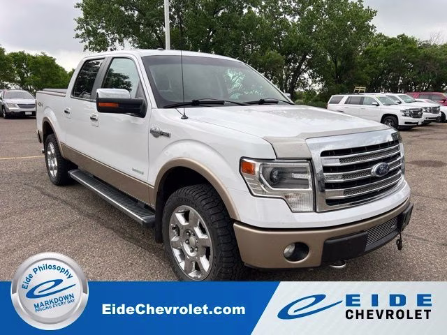 2013 Oxford White Ford F-150 King Ranch 4X4 Truck