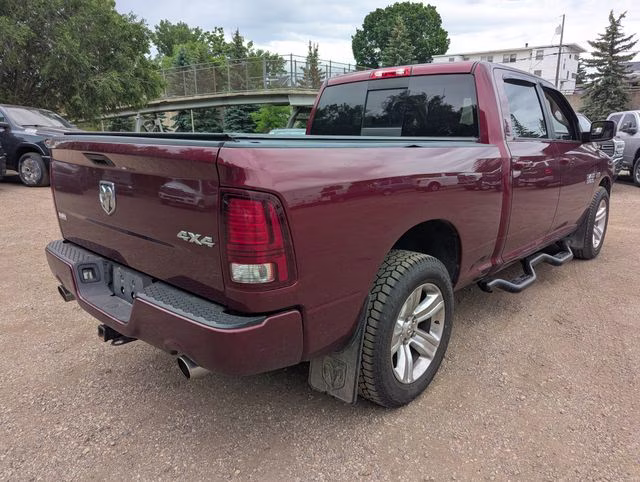 2017 Delmonico Red Pearlcoat Ram 1500 Sport 4X4 Truck