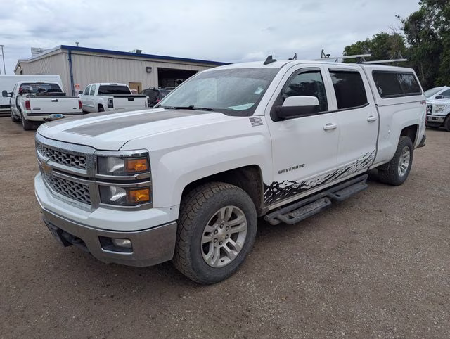 2015 Summit White Chevrolet Silverado 1500 LT 4X4 Truck
