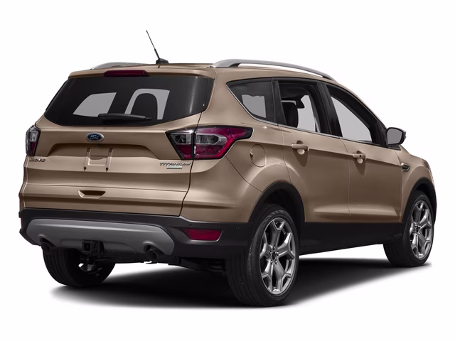 2018 White Gold Ford Escape Titanium FWD SUV