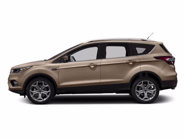 2018 White Gold Ford Escape Titanium FWD SUV