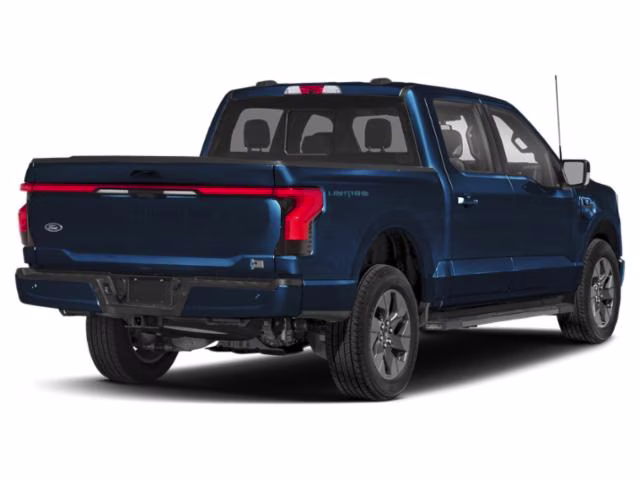 2025 Blue Metallic Ford F-150 Lightning Lariat AWD Truck