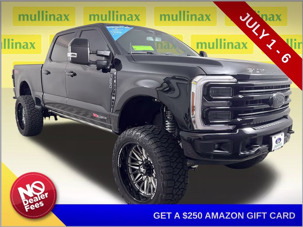 2025 Agate Black Metallic Ford Super Duty F-250 SRW Platinum 4X4 Truck