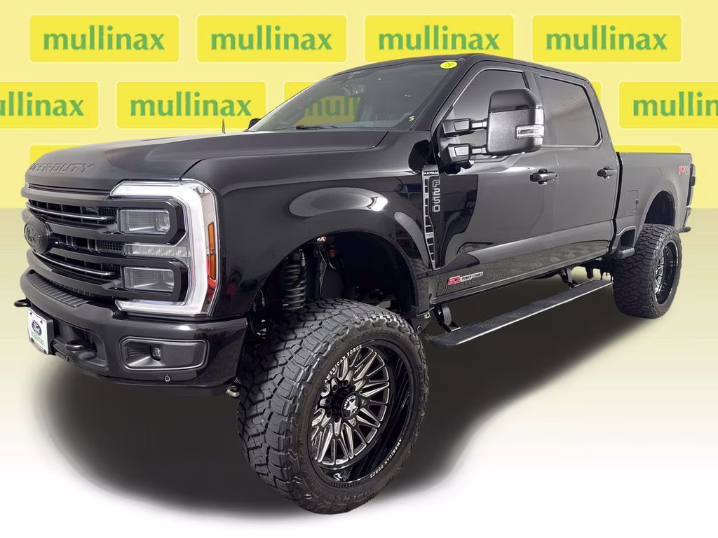 2025 Agate Black Metallic Ford Super Duty F-250 SRW Platinum 4X4 Truck
