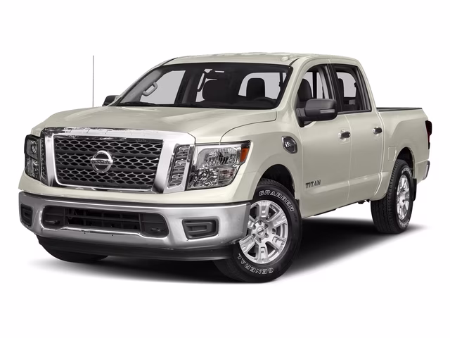 2017 Glacier White Nissan Titan SV 4X4 Truck