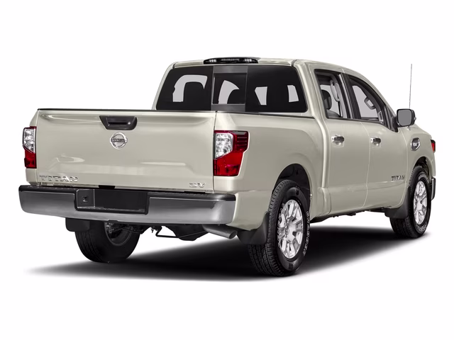 2017 Glacier White Nissan Titan SV 4X4 Truck