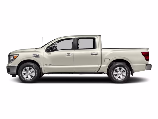 2017 Glacier White Nissan Titan SV 4X4 Truck