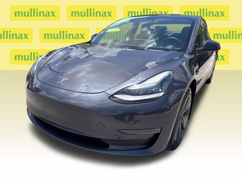 2022 Midnight Silver Metallic Tesla Model 3 Long Range AWD Sedan