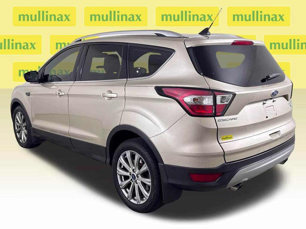 2018 White Gold Ford Escape Titanium FWD SUV