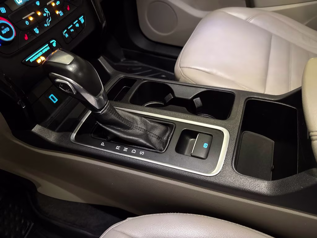 2018 White Gold Ford Escape Titanium FWD SUV