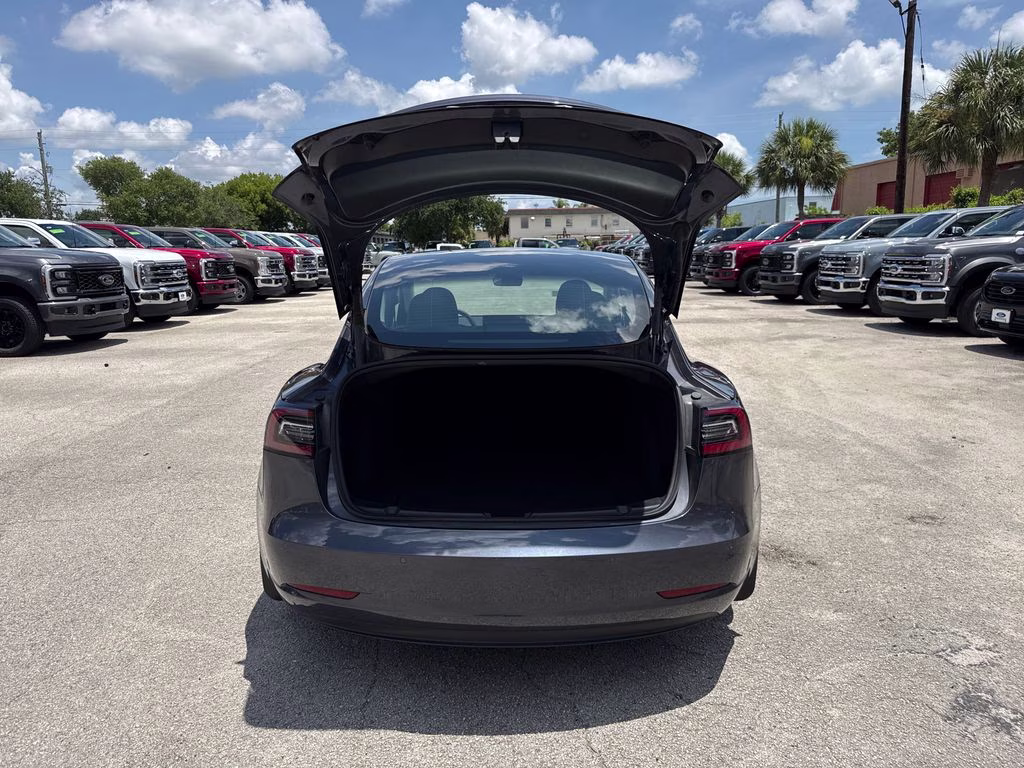 2022 Midnight Silver Metallic Tesla Model 3 Long Range AWD Sedan