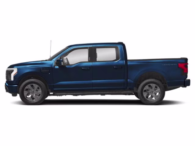 2025 Blue Metallic Ford F-150 Lightning Lariat AWD Truck