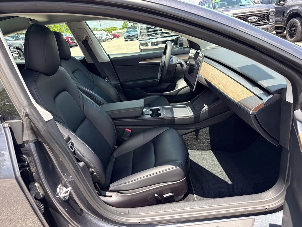 2022 Midnight Silver Metallic Tesla Model 3 Long Range AWD Sedan