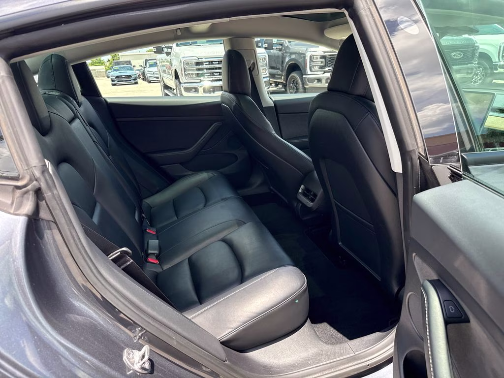 2022 Midnight Silver Metallic Tesla Model 3 Long Range AWD Sedan